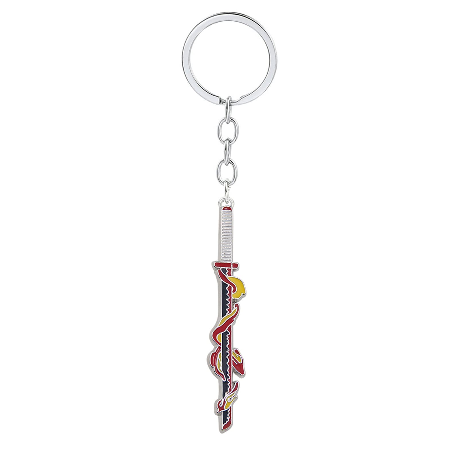 Anime Demon Slayer Sword Keychains - Kimetsu No Yaiba Metal Keychains - Anime Cosplay Accessories Gifts For Men Women - Perfect for Cosplay, Collectibles, and Daily Use