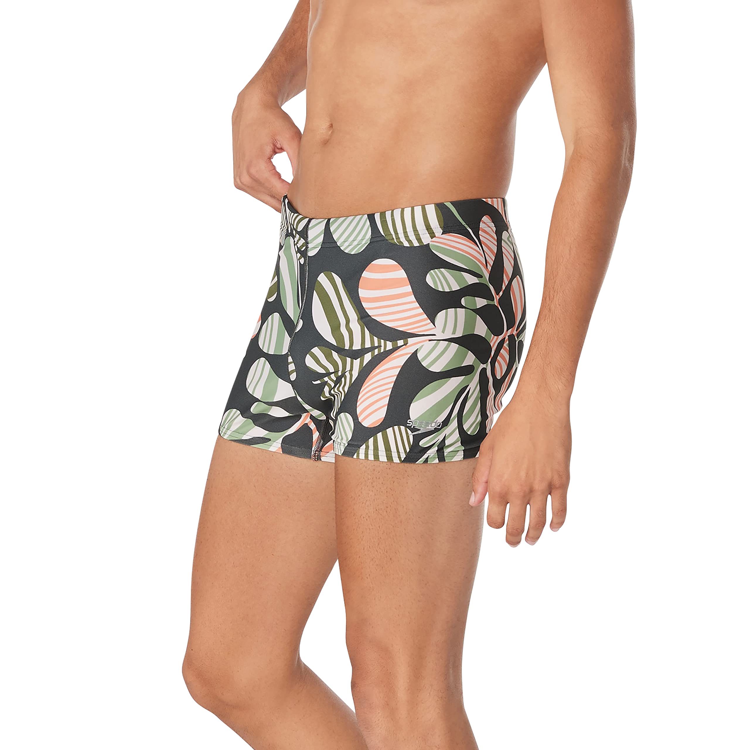 Speedo Women's Eco Flex Beachstar Square Leg Swimsuit - High-Performance Swimwear for Beach, Pool & Water Sports