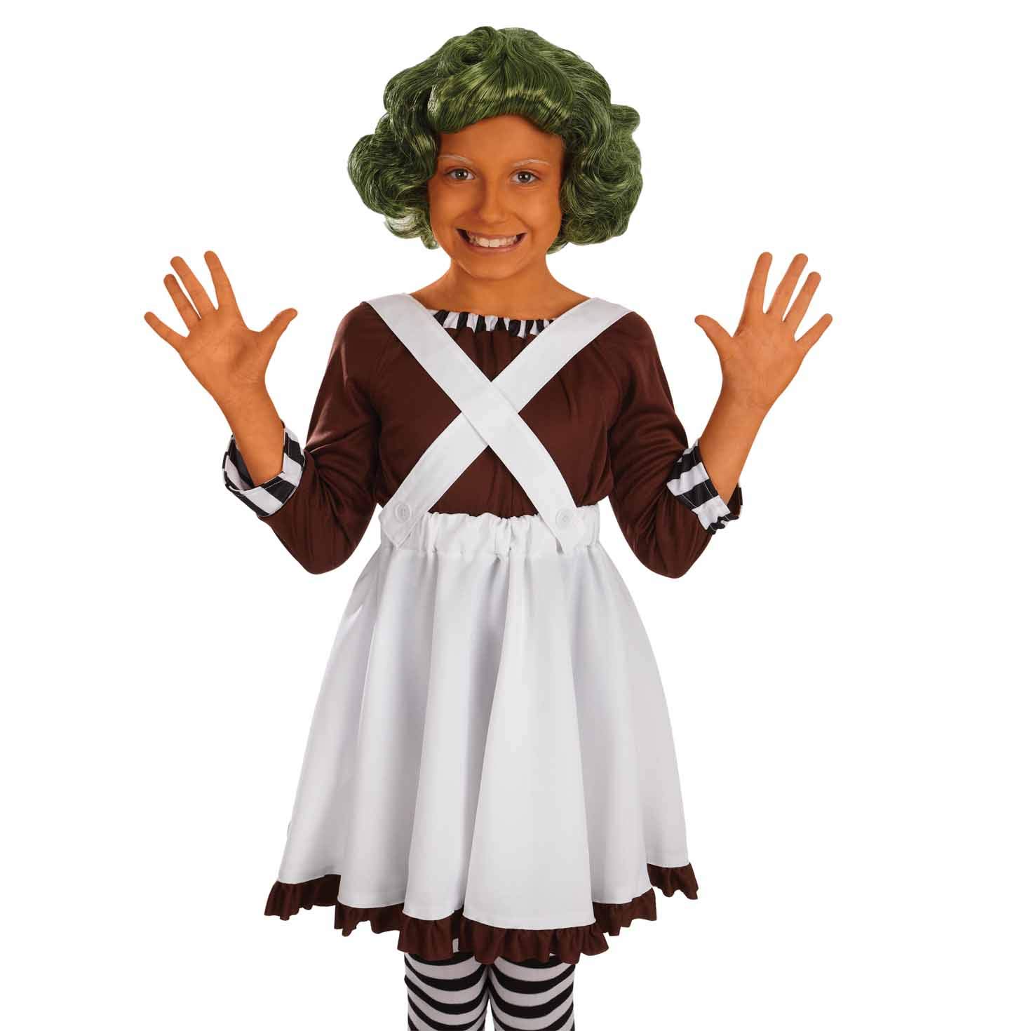 Fun Shack Girls Chocolate Factory Costume - Kids Book Character Dress for Halloween & Cosplay - Perfect for Halloween Parties, Book Week & Dress-Up Events