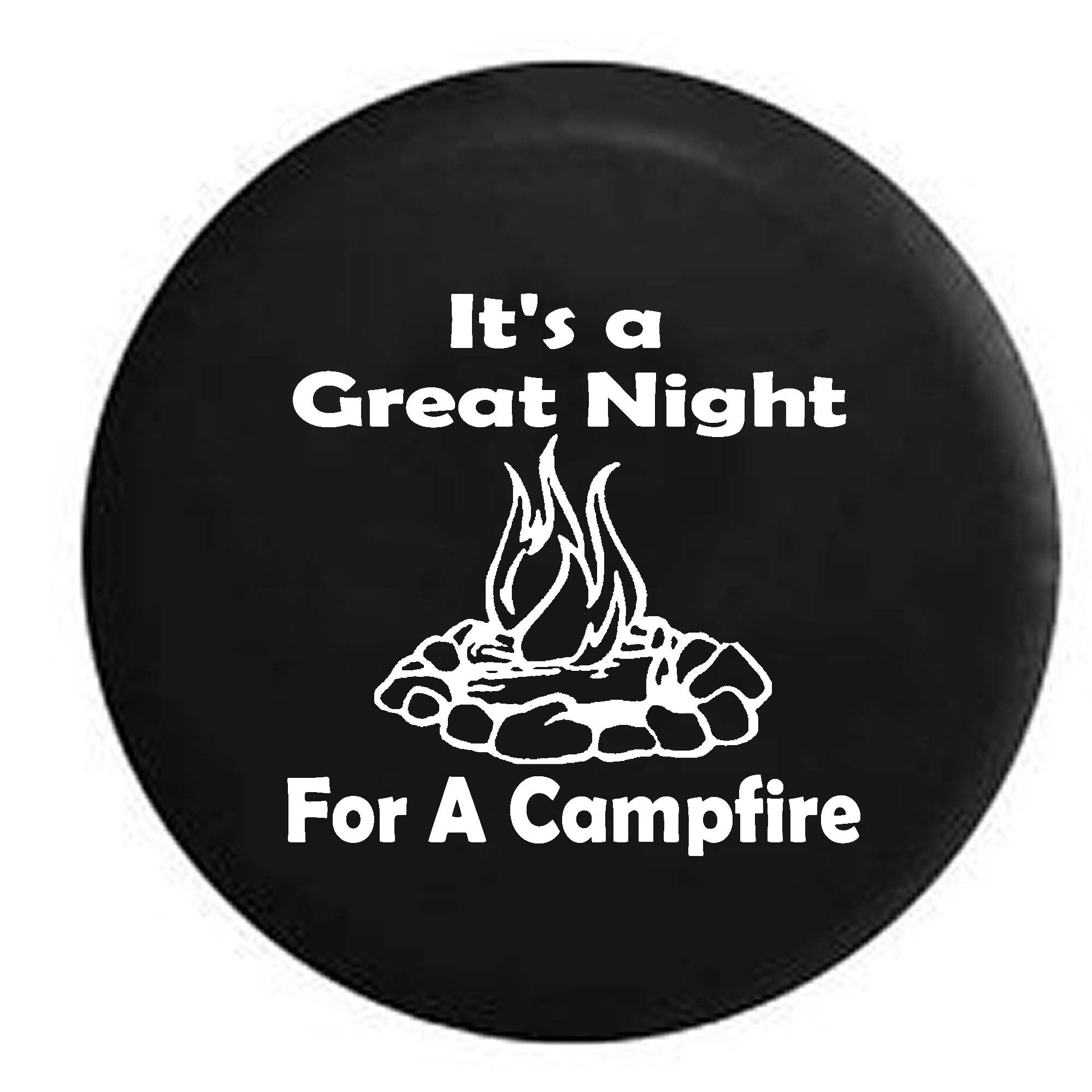 Pike Outdoors Black 33-inch Spare Tire Cover for Camping, RV & Travel - Waterproof Camper Accessory for Road Trips & Outdoor Adventures