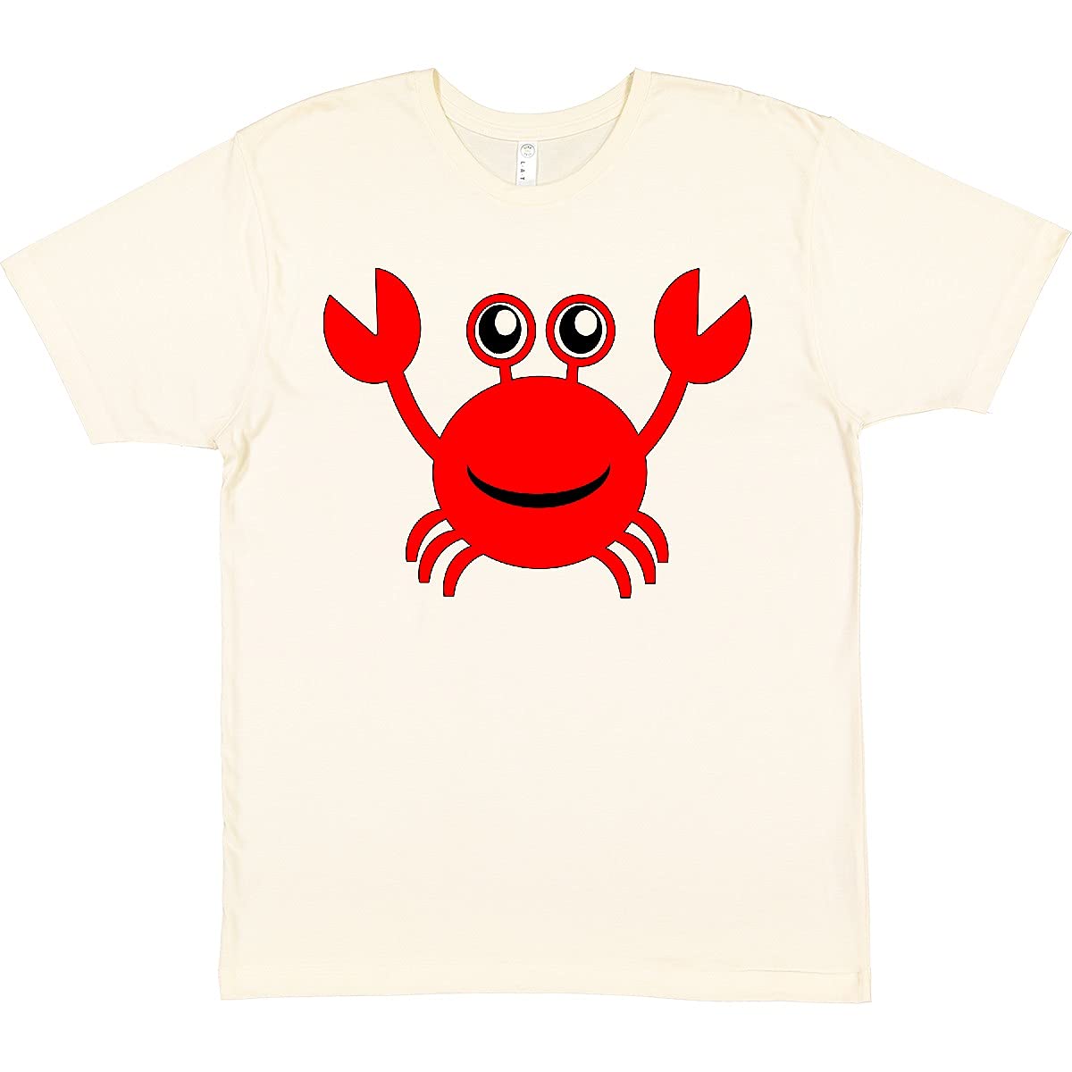 Inktastic Cute Red Crab Graphic T-Shirt for Men & Women - Fun Summer Beach Vacation Tee