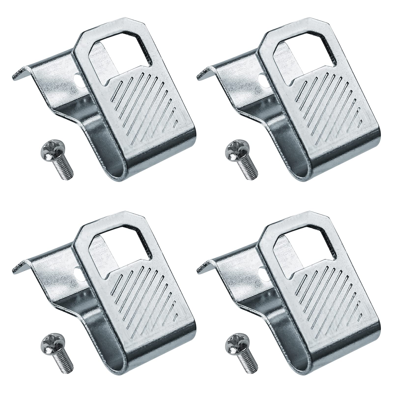 Craftsman Cordless Drill Clip N597001 Replacement - 4 Pack | Power Tool Accessories for Impact Drills | Secure Locking Mechanism | Perfect for DIY Projects, Home Repairs & Workshop Use