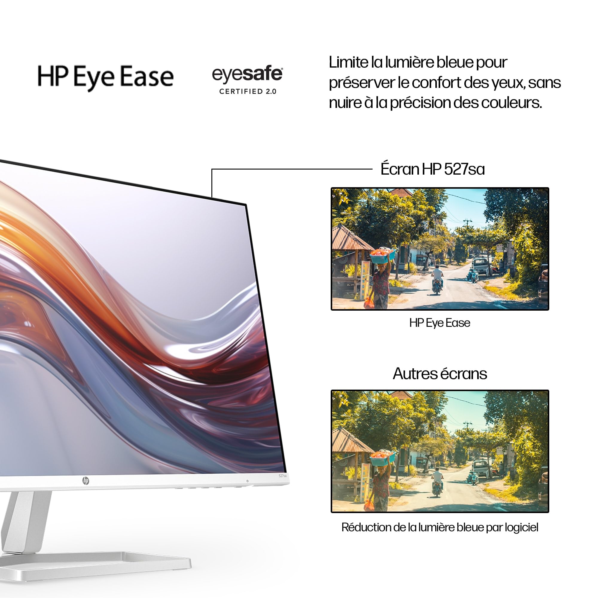 HP Series 5 27-Inch FHD Computer Monitor with Built-in Speakers (1920x1080) - 527sa for Home Office, Gaming & Entertainment