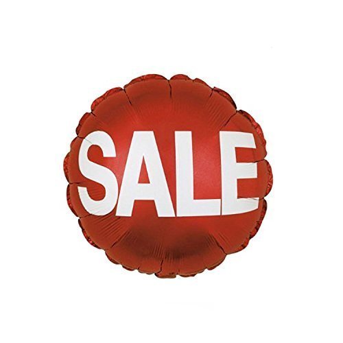 18 Inch Red & White Mylar Balloons (Pack of 25) - Party Decorations, Birthday Supplies, Graduation & Wedding Decor