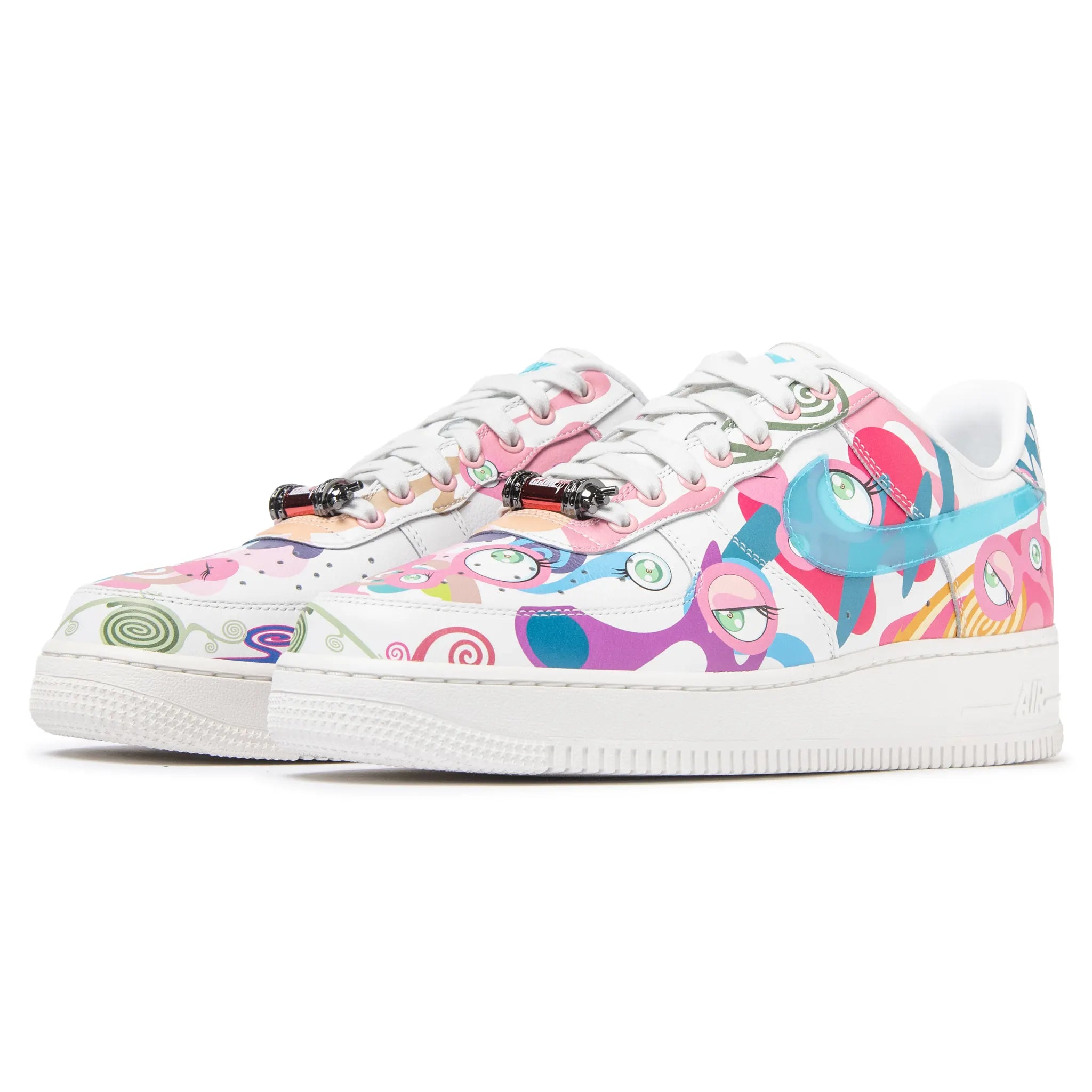 RTFKT x Takashi Murakami x Nike Air Force 1 Low 'Murakami DNA' Sneakers - Limited Edition Collectible Streetwear for Sneakerheads & Fashion Enthusiasts | Perfect for Urban Street Style & Sneaker Collection Displays