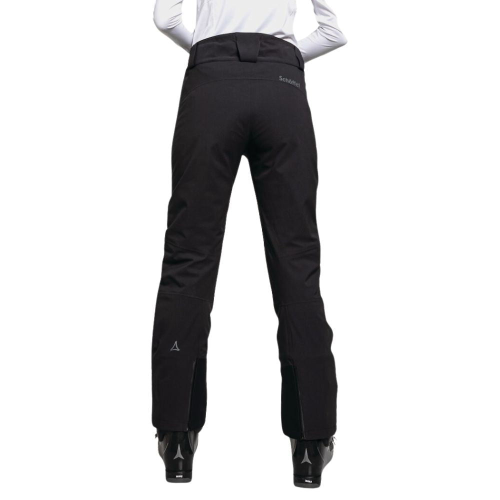 Schoffel Weissach Women's Waterproof Ski Pants - Insulated Winter Snow Pants for Skiing & Snowboarding (Black) - Perfect for Alpine Resorts & Mountain Adventures