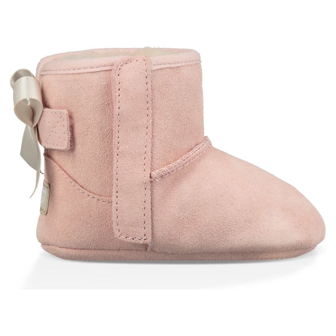 UGG Baby Jessie Bow II Bootie in Baby Pink - Soft & Comfortable Infant Booties for Girls - Perfect for Winter, Outdoors & Special Occasions