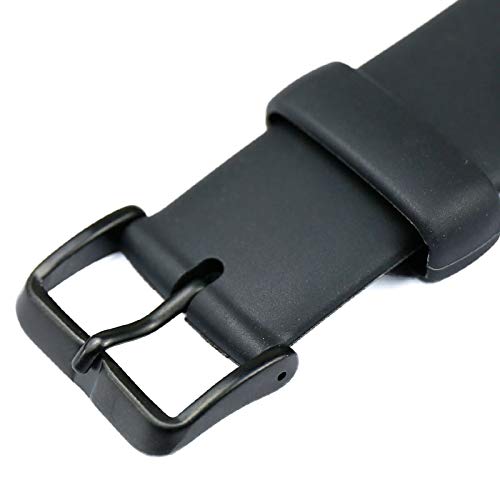 Men's Rubber Watch Strap Replacement for SUUNTO Vector Smart Watch - Waterproof Silicone Sports Wristband - Perfect for Running, Swimming & Outdoor Activities