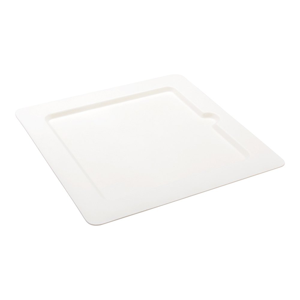 Eco-Friendly 9.7 Inch Disposable Dinner Plates - 100 Pack Heavy-Duty Bagasse Plates Made from Natural Sugarcane Fibers | Sturdy & Modern White Restaurantware for Parties, Catering & Outdoor Events