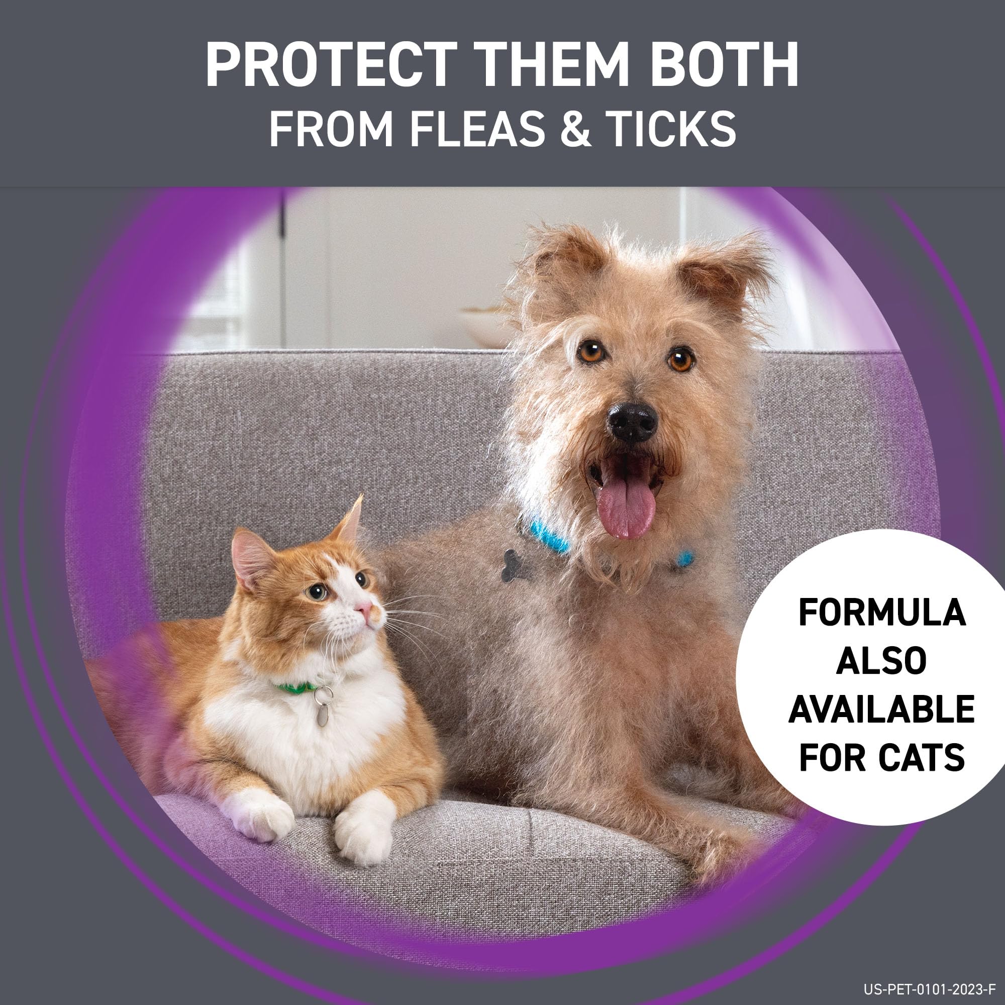 Frontline Plus for Large Dogs (45-88 lbs) - Flea & Tick Prevention Treatment, 6 Doses - Effective Protection for Dogs in Yards, Parks & Outdoor Adventures