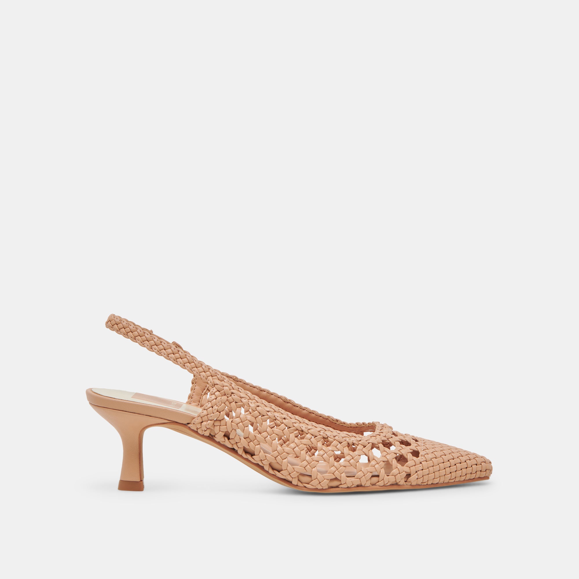 OLYMPA Women's High Heels - Stylish Woven Stella Cafe Sandals for Summer Outfits & Beach Weddings