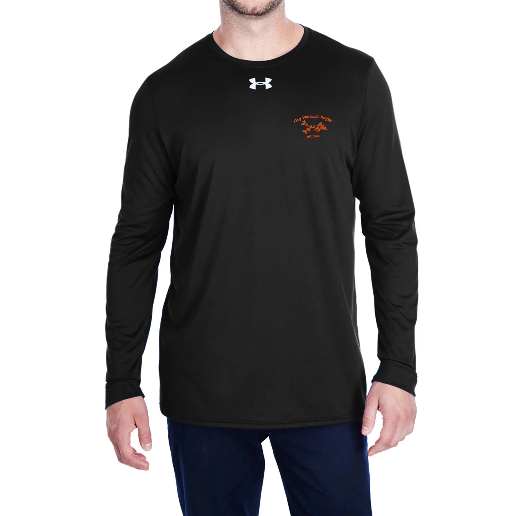 Oxy LS Locker T-Shirt for Men - Comfortable Long Sleeve Cotton Shirt for Casual Wear, Gym & Everyday Use