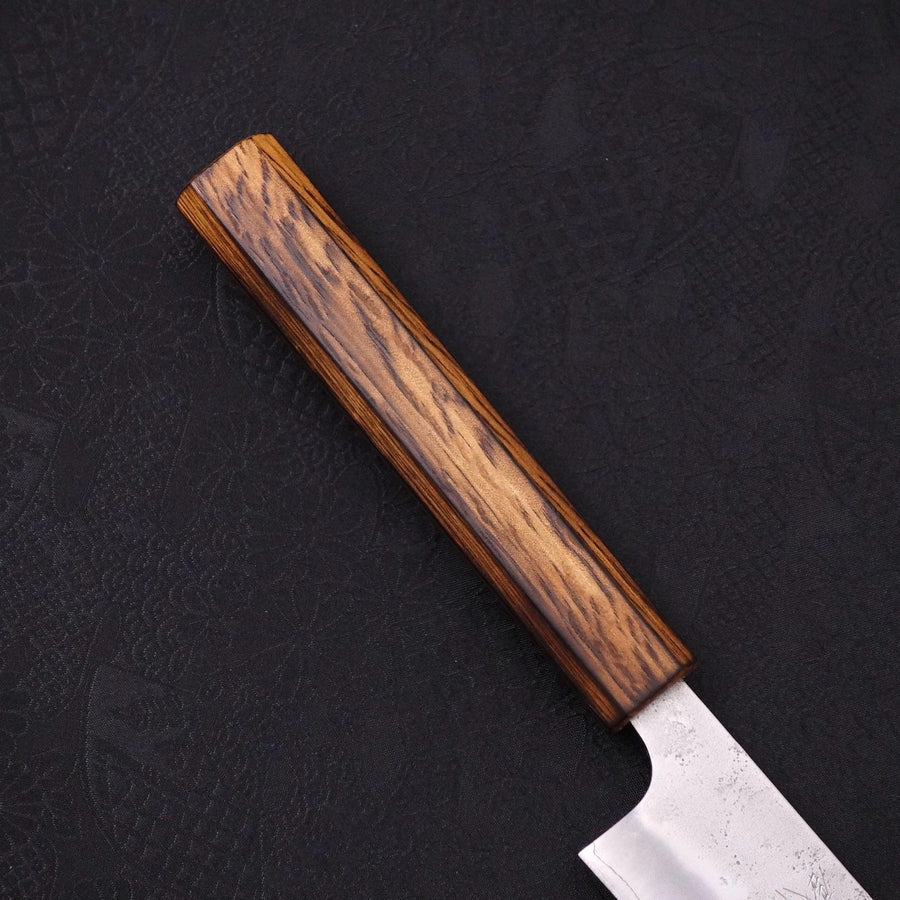 Premium Sujihiki Japanese Chef Knife 270mm - Silver Steel #3 Nashiji Blade with Sumi Urushi Handle - Perfect for Slicing Sashimi, Meat & Sushi Preparation