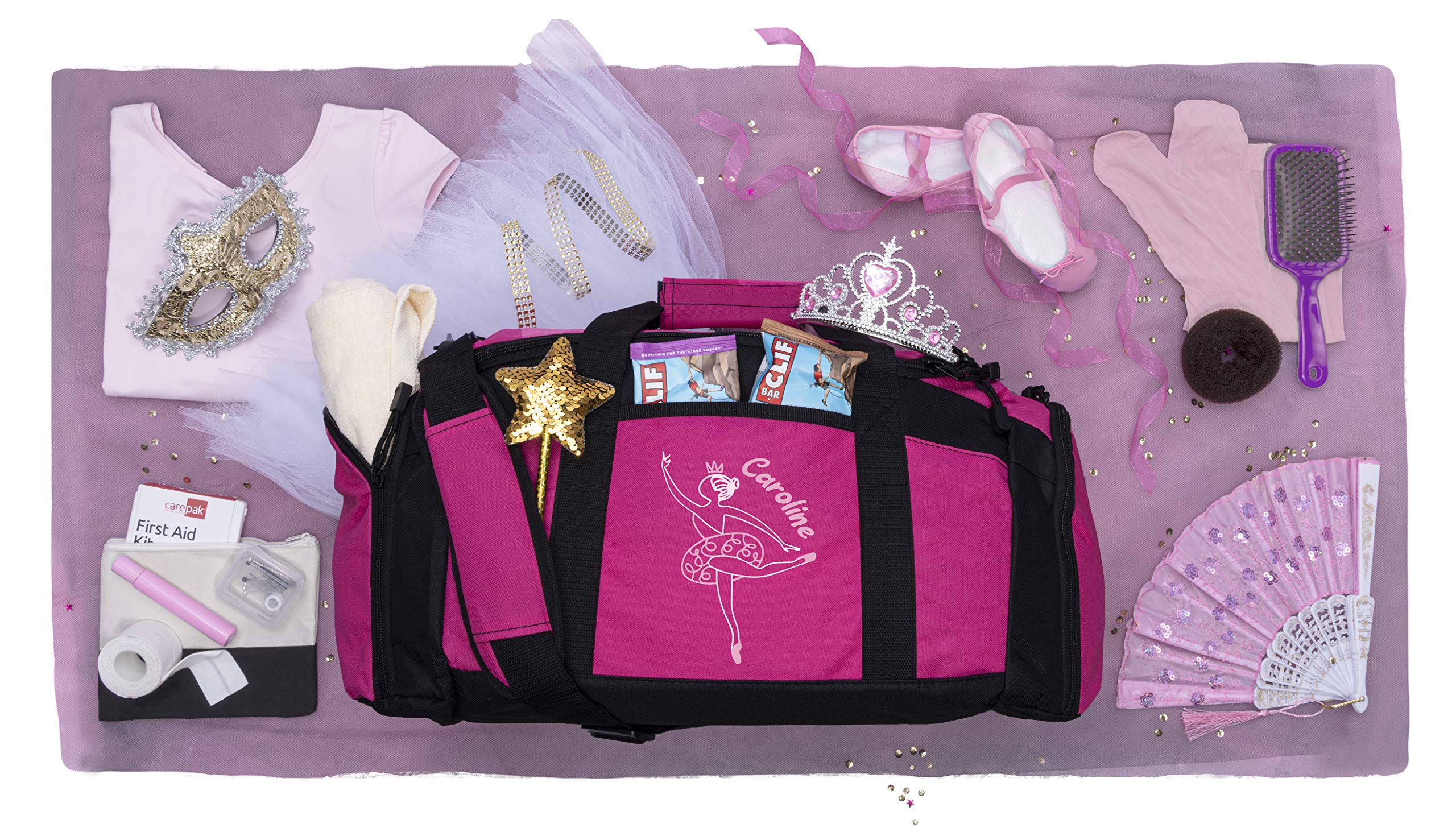 Personalized Dance Duffle Bag - Custom Monogrammed Dance Bag for Ballet, Jazz & Hip Hop - Perfect for Dance Classes, Competitions & Rehearsals