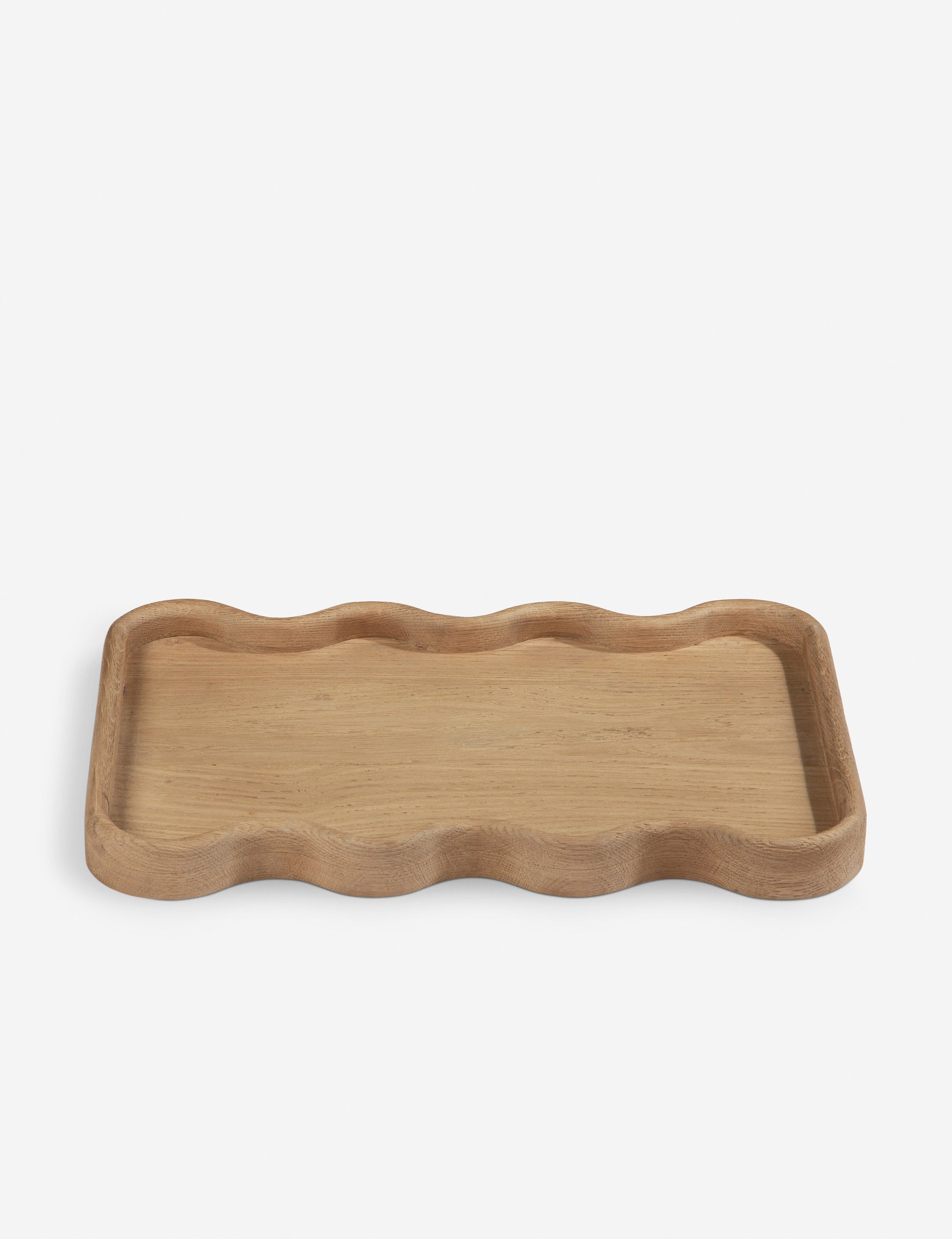 Cario Tray - Premium Bamboo Serving Tray with Handles for Coffee, Tea, Breakfast in Bed, Living Room Decor - Perfect for Entertaining, Gifts & Home Organization