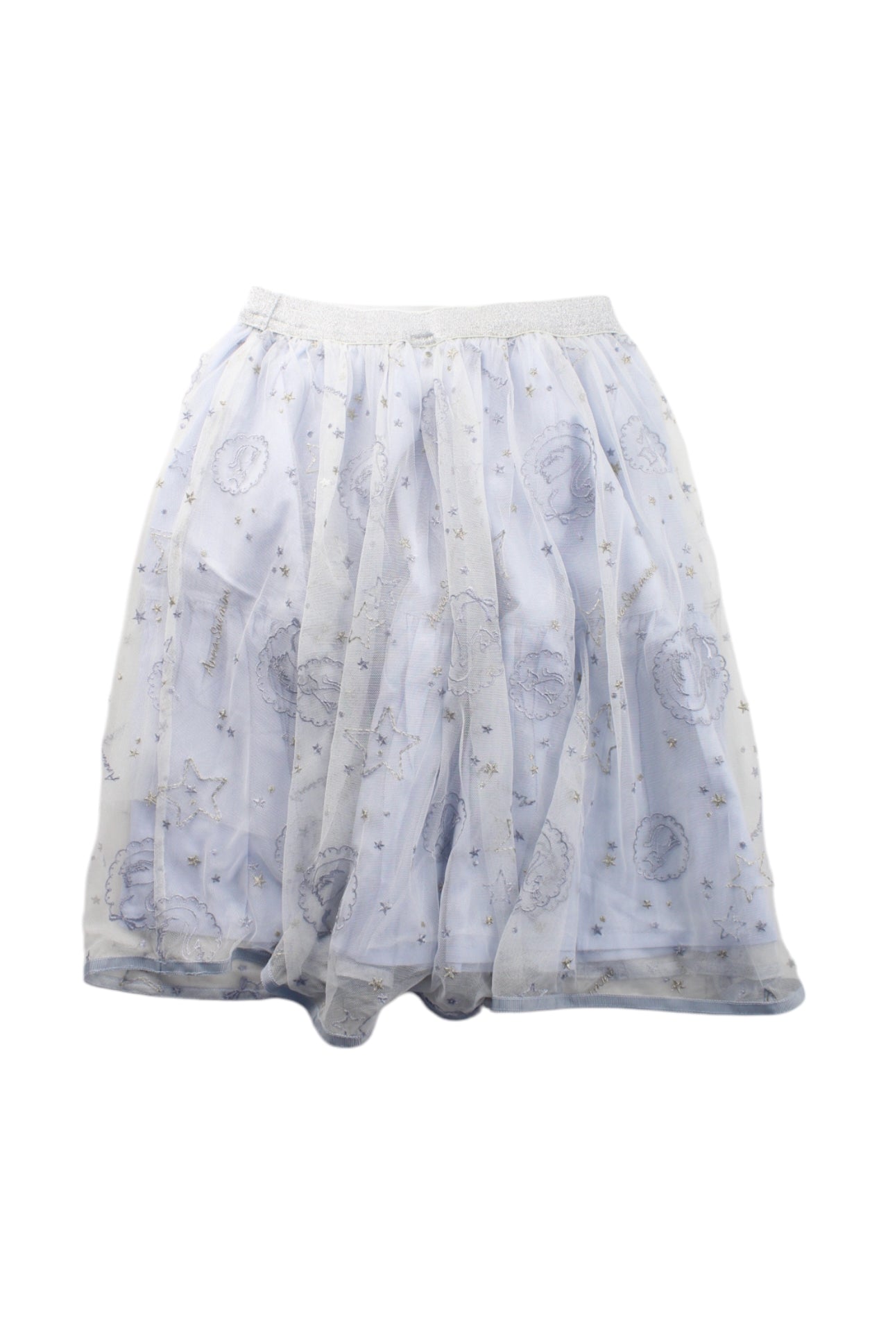 Anna Sui Tulle Skirt with Fairytale Print - Girls 11-12 Years | Elegant Party Dress for Birthday, Dance & Special Occasions