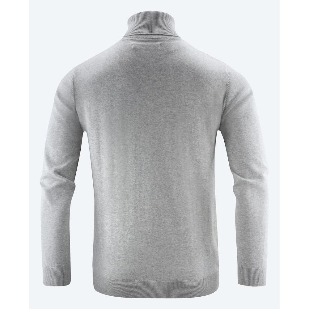 James Harvest Men's Ashland Turtleneck Pullover Sweater - Warm Winter Knit Casual Slim Fit Long Sleeve Top for Office, Dating & Outdoor Activities
