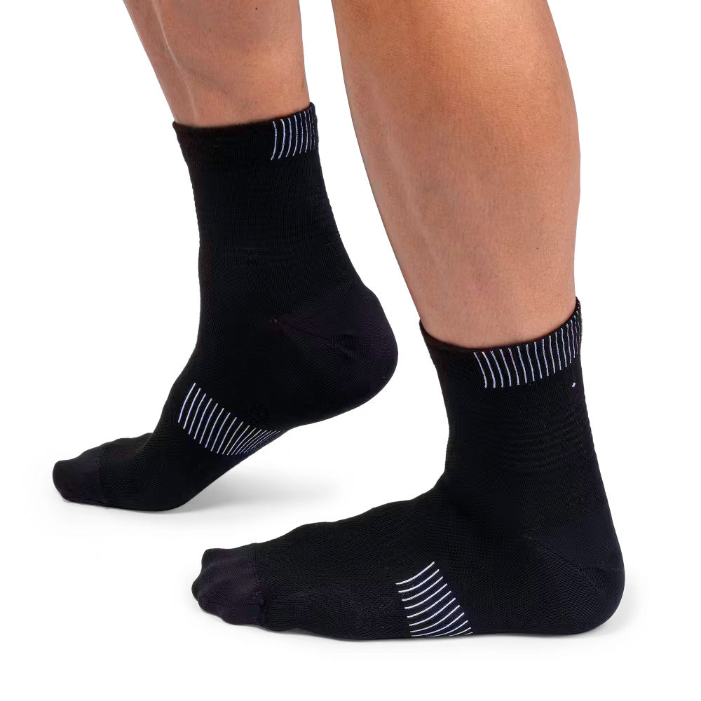 Ultralight Mid Sock for Men - Breathable & Cushioned Athletic Socks for Running, Hiking & Outdoor Sports