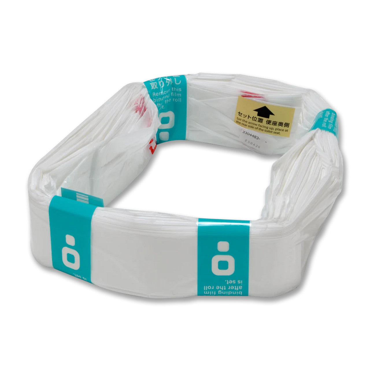 Wrappon WT 4 Portable Toilet System Plastic Film Roll - Sealed Waste Disposal for Camping, RV, Boating & Outdoor Adventures