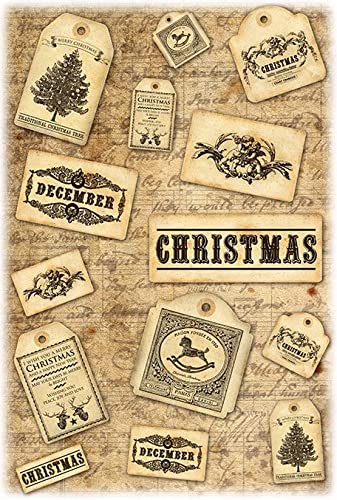Vintage Christmas Tags - 2 Sheets