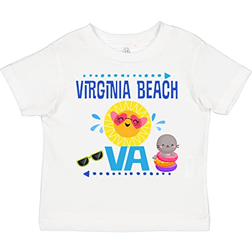 Inktastic Virginia Beach VA Vacation Toddler T-Shirt - Cute Travel Souvenir for Kids, Perfect for Beach Trips & Family Holidays