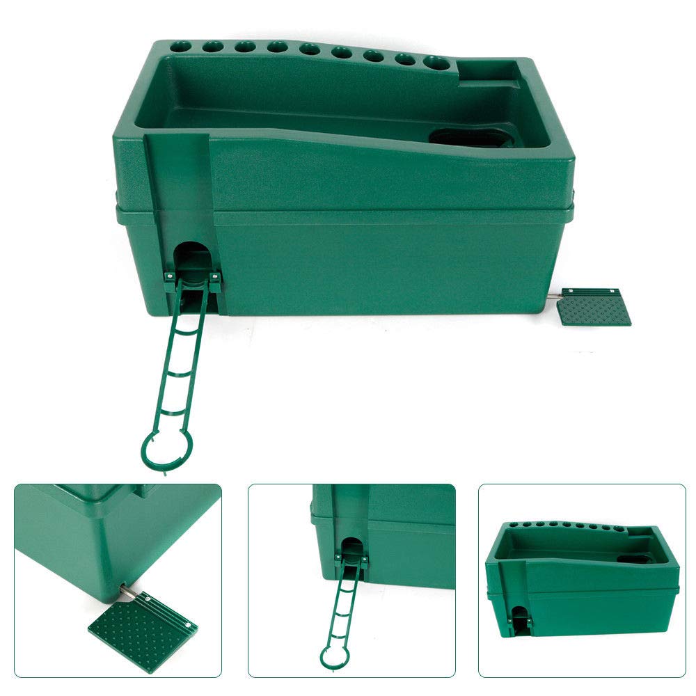 Automatic Golf Ball Dispenser - No Power/Electricity Required, Manual Operation - US Stock - Perfect for Driving Range, Backyard Practice & Golf Training