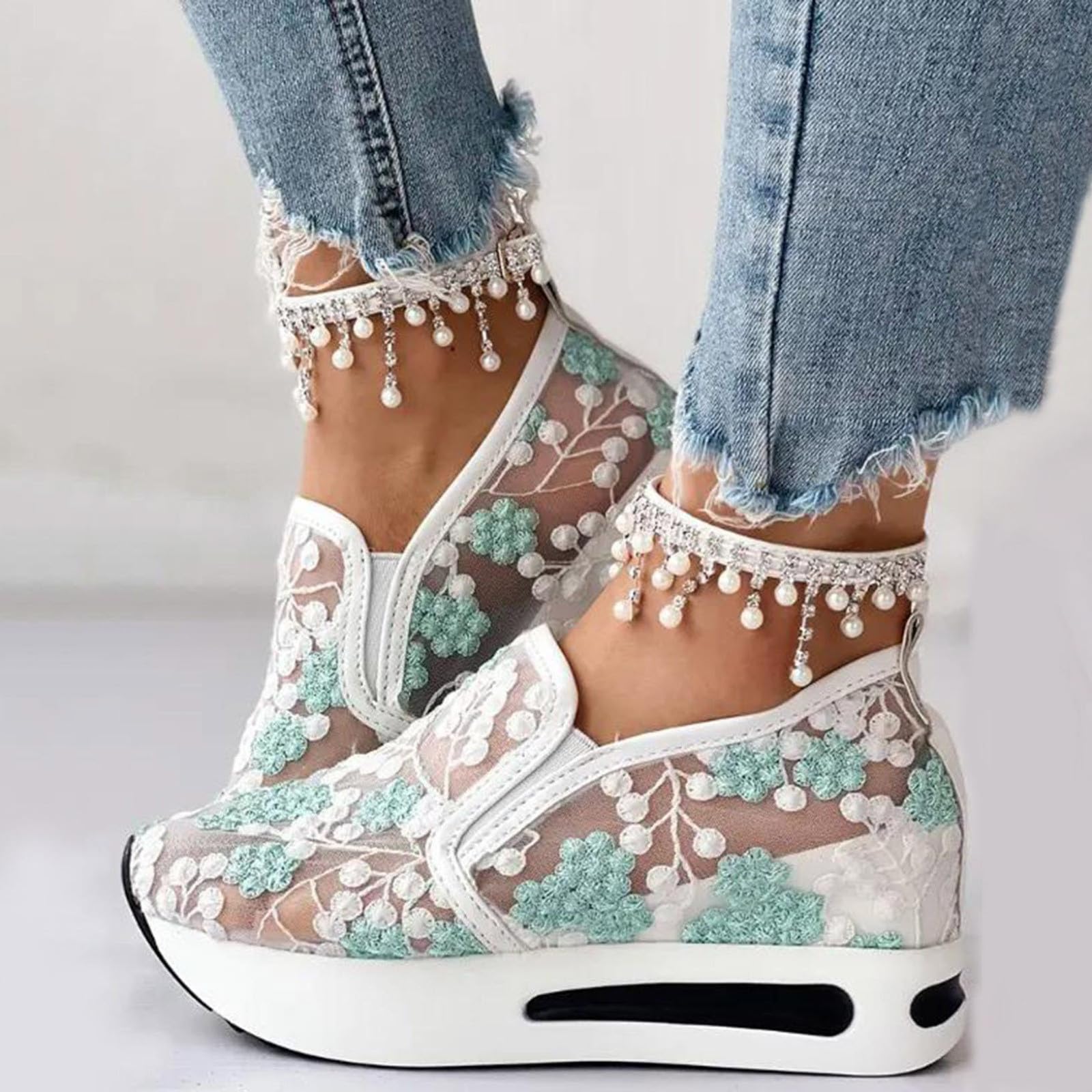 Women's Slip-On Tennis Shoes - Comfortable Casual Walking Sneakers for Women | Lightweight Canvas Shoes for Everyday Wear, Gym, and Outdoor Activities