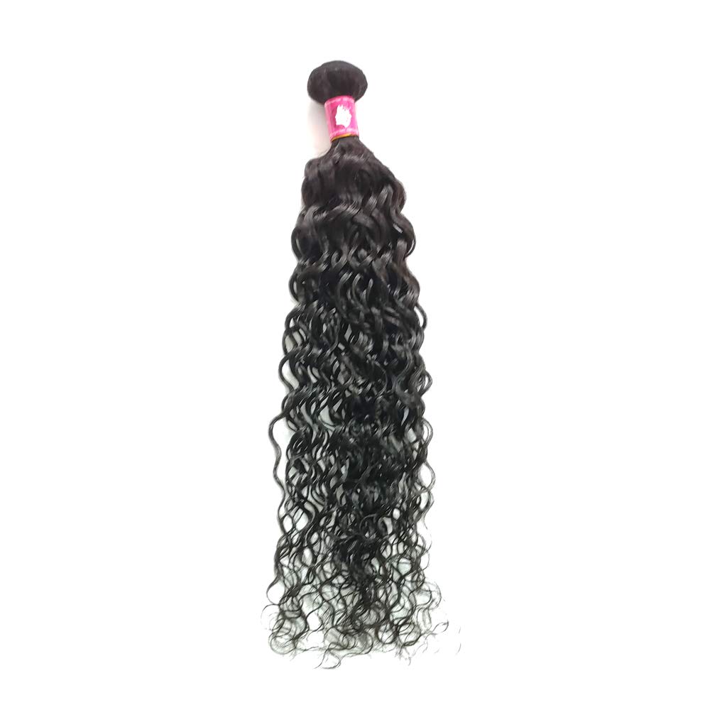Brazilian Water Wave Human Hair Weaves - 3 Bundles 24 Inch Unprocessed Soft Hair Extensions for Black Women | Tangle-Free & Minimal Shedding | Perfect for Daily Styling, Parties & Special Occasions