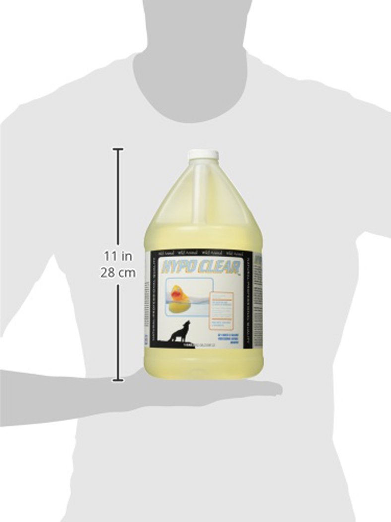 Wild Animal Hypo Clear 50:1 Concentrated Shampoo - 1 Gallon for Professional Grooming, Veterinary Use & Pet Care | Ideal for Dogs, Cats & Exotic Animals