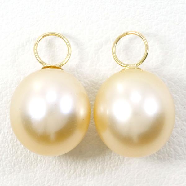 18K Yellow Gold Pearl Earrings - Elegant Dangle Earrings for Women | Perfect for Weddings, Parties & Special Occasions