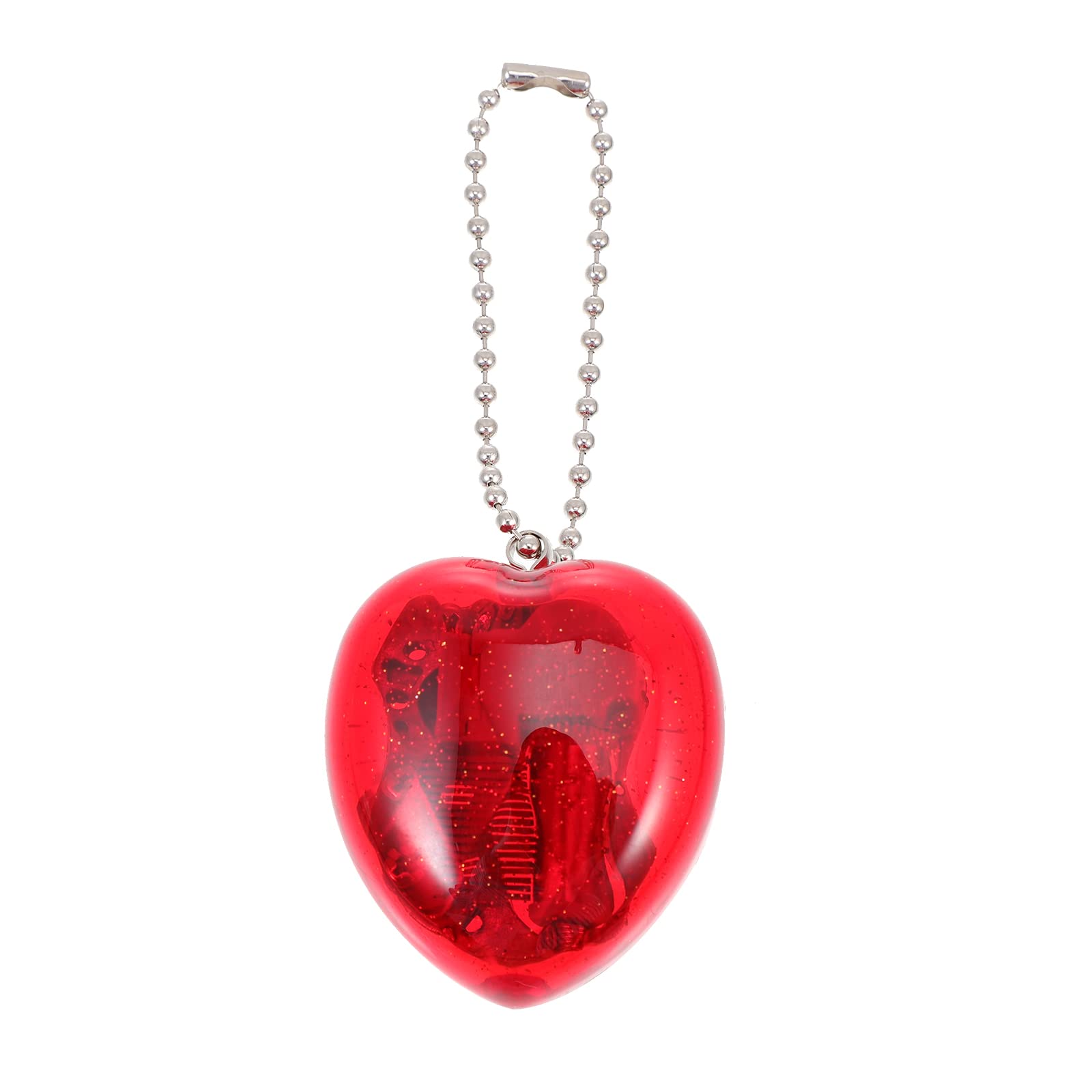 TOYANDONA Heart-Shaped Music Box Pendant - Elegant Musical Jewelry Gift for Women, Romantic Red Hanging Decor - Perfect for Valentine's Day, Anniversary & Birthday Presents