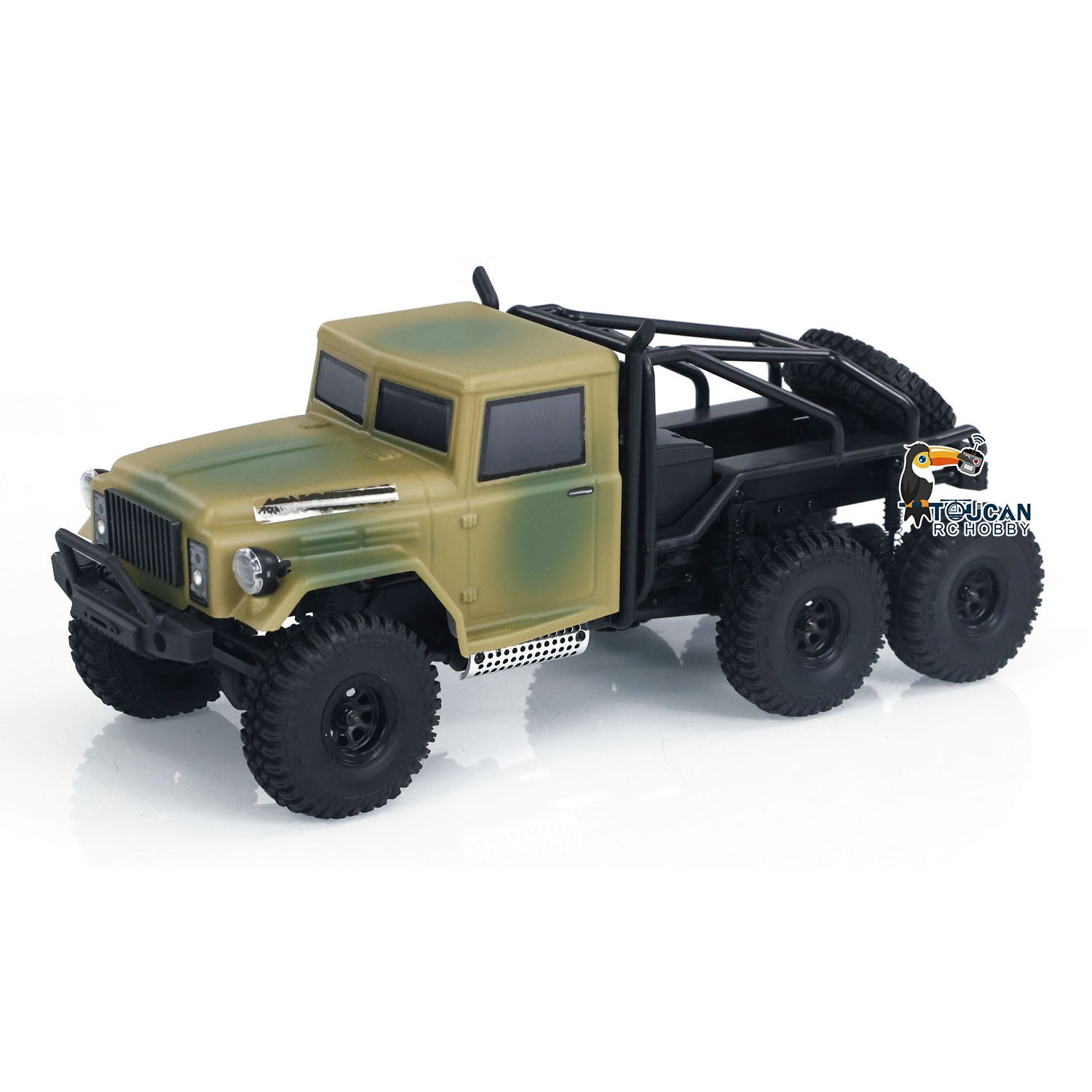 1/18 Scale RC Rock Crawler Car - Hobby Plus 6x6 Remote Control Off-Road Vehicle with Electric Motor, Radio Control & LED Lights | US Stock | Perfect for Off-Road Adventures, Backyard Crawling & RC Hobby Enthusiasts