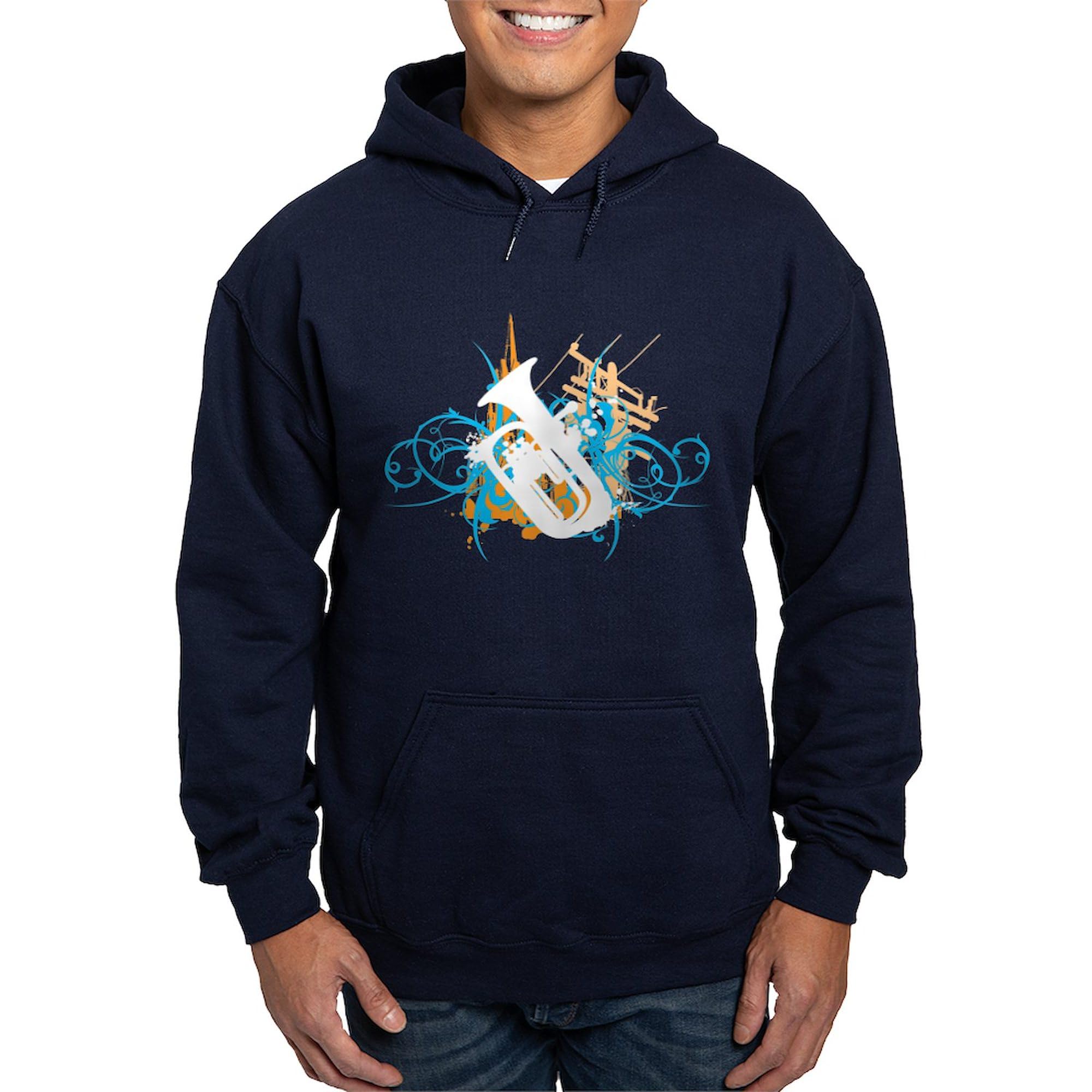 Urban Baritone Hoodie for Men - Dark Regular Fit Pullover Hooded Sweatshirt | Casual Wear, Street Style, Everyday Comfort