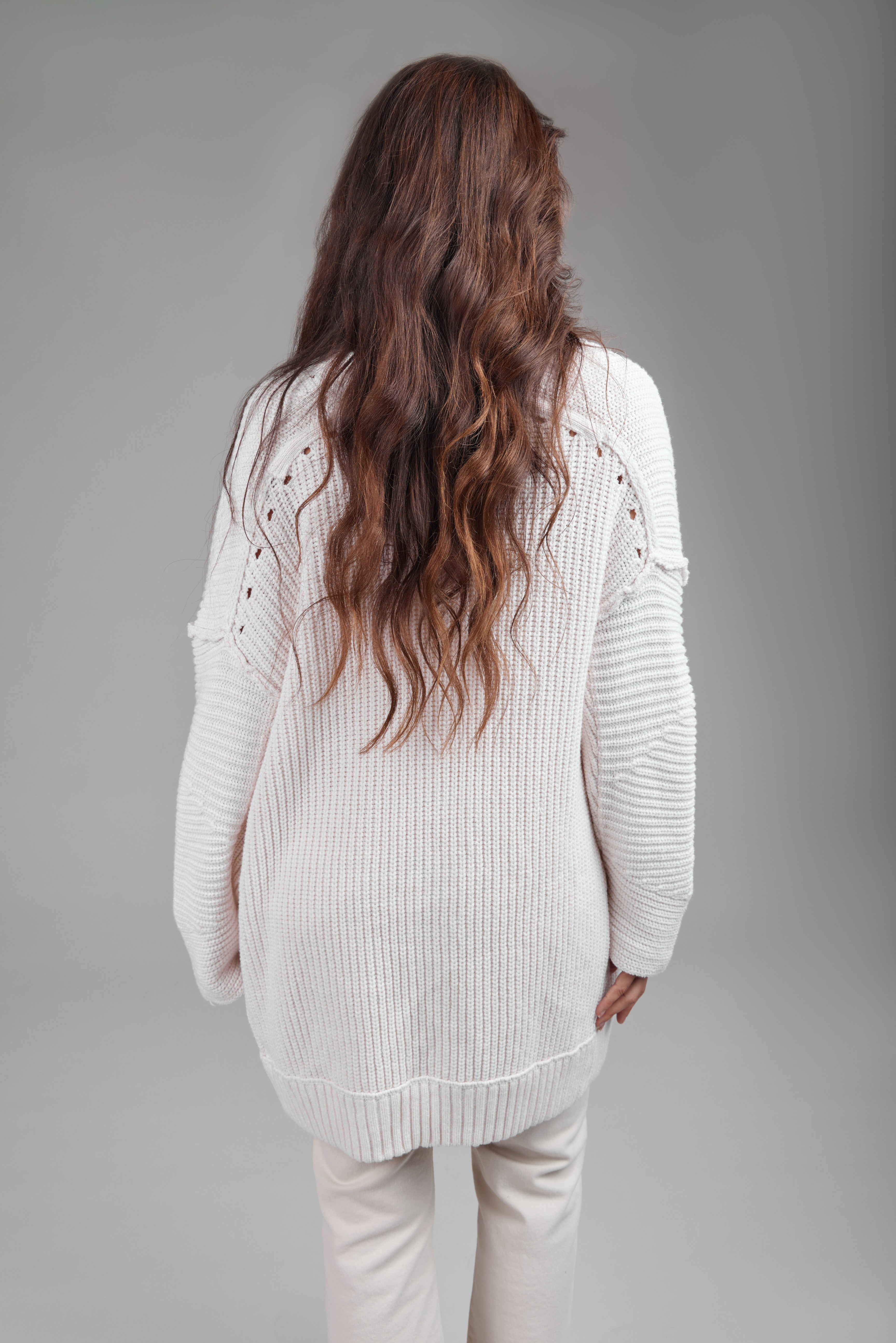 Stylish Ribbed Knit Open Front Cardigan Sweater for Women - Perfect for Layering in Fall & Winter