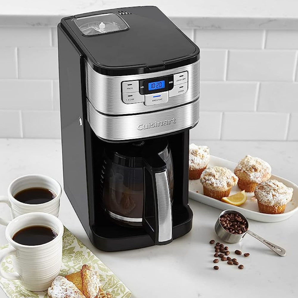 Refurbished CUISINART Grind & Brew Coffee Maker DGB-400 with Warranty - Perfect for Home, Office & Entertaining