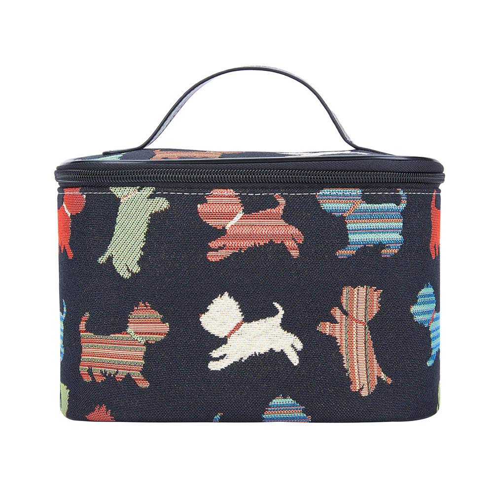 Signare Women's Vanity Bag - Waterproof Toiletry Case & Makeup Organizer with 14 Stylish Designs - Perfect for Travel, Gym, and Home Storage