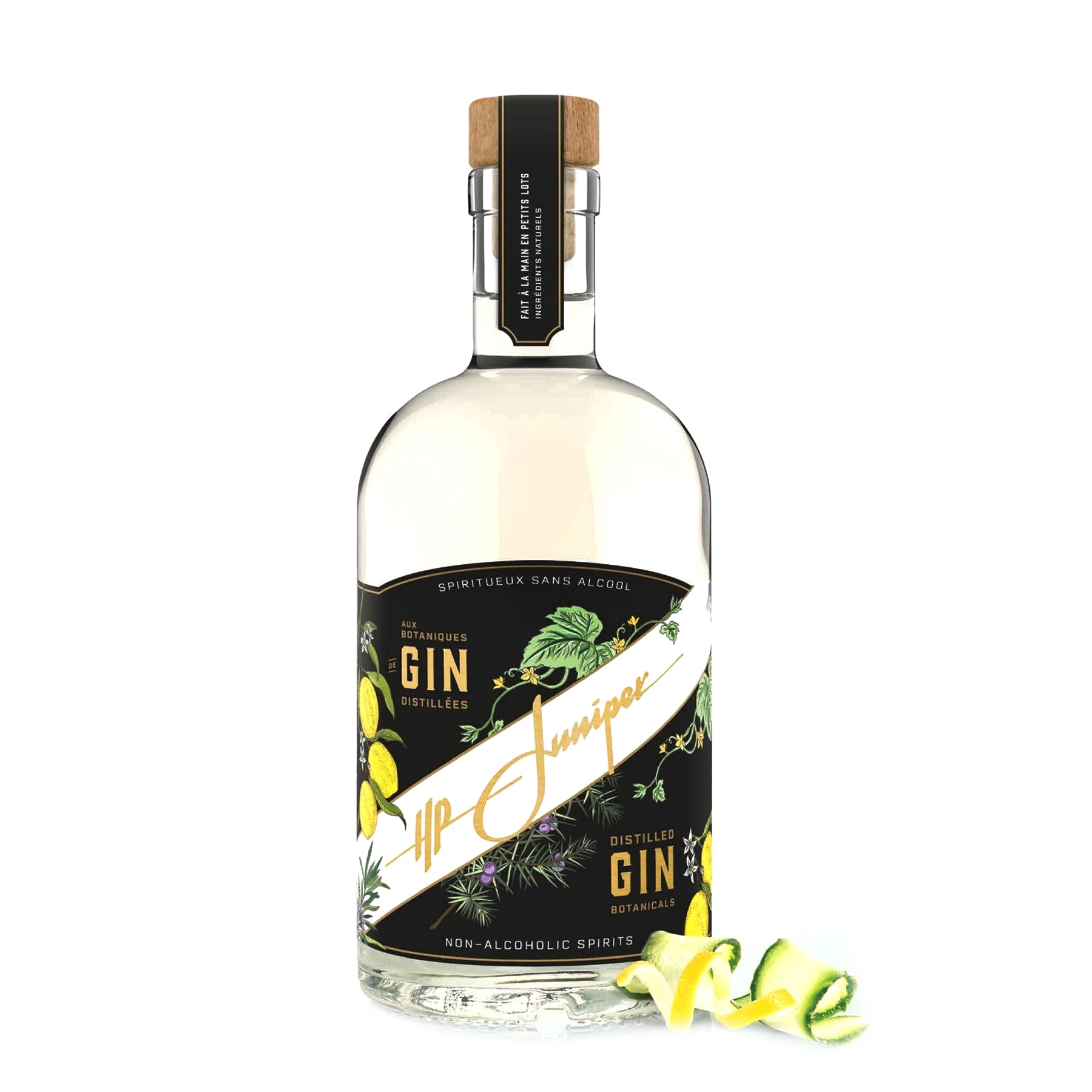 HP Juniper Classic Non-Alcoholic Gin - Alcohol-Free Spirit Alternative for Mocktails, Cocktails & Healthy Lifestyle