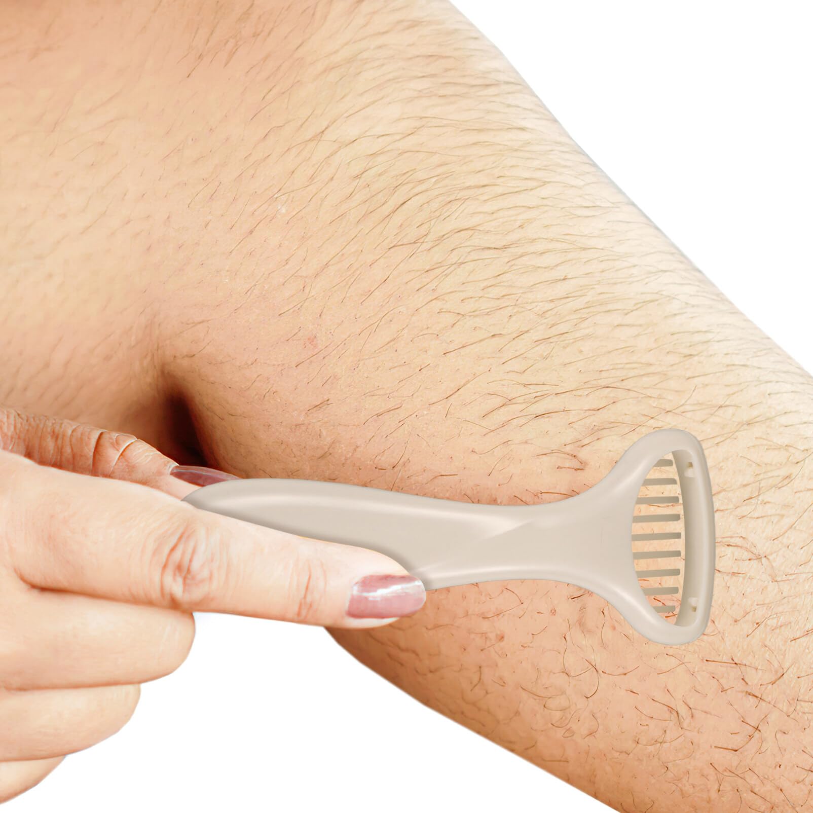 Beavorty Manual Body Hair Trimmer for Women - Painless Leg & Body Hair Remover, Smooth Skin Shaver - Perfect for Bikini Line, Underarms & Sensitive Areas