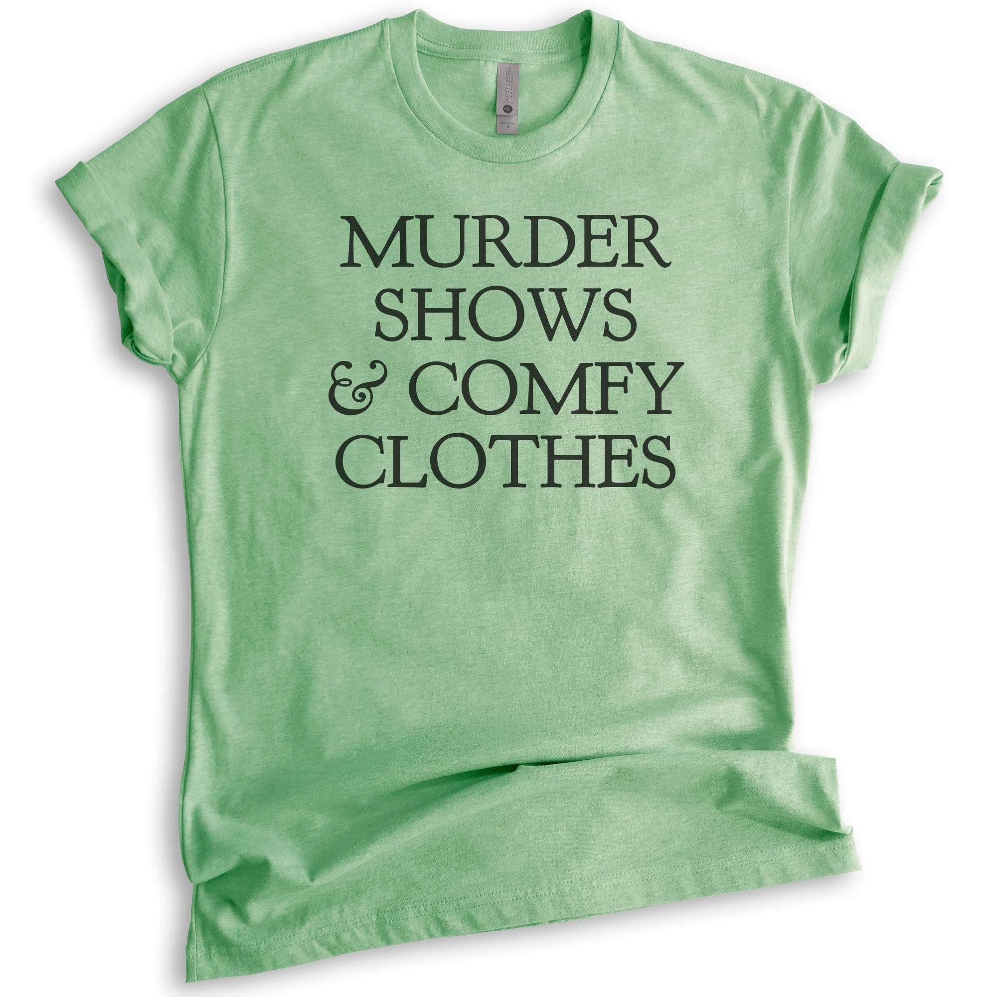 True Crime Enthusiast T-Shirt - Unisex Comfortable Graphic Tee for Men & Women - Perfect for Crime Junkie Fans, Murder Mystery Shows & Podcast Lovers - Great for Casual Wear, Netflix Binges & True Crime Conventions