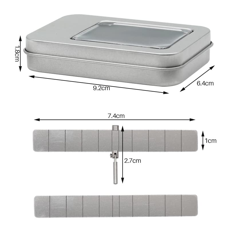 EUSONYSU Dental Implant Locating Guide - 2 Angle Ruler Set for Precise Planting Positioning, Autoclavable Surgical Instrument | Perfect for Dental Clinics, Implant Procedures & Lab Work