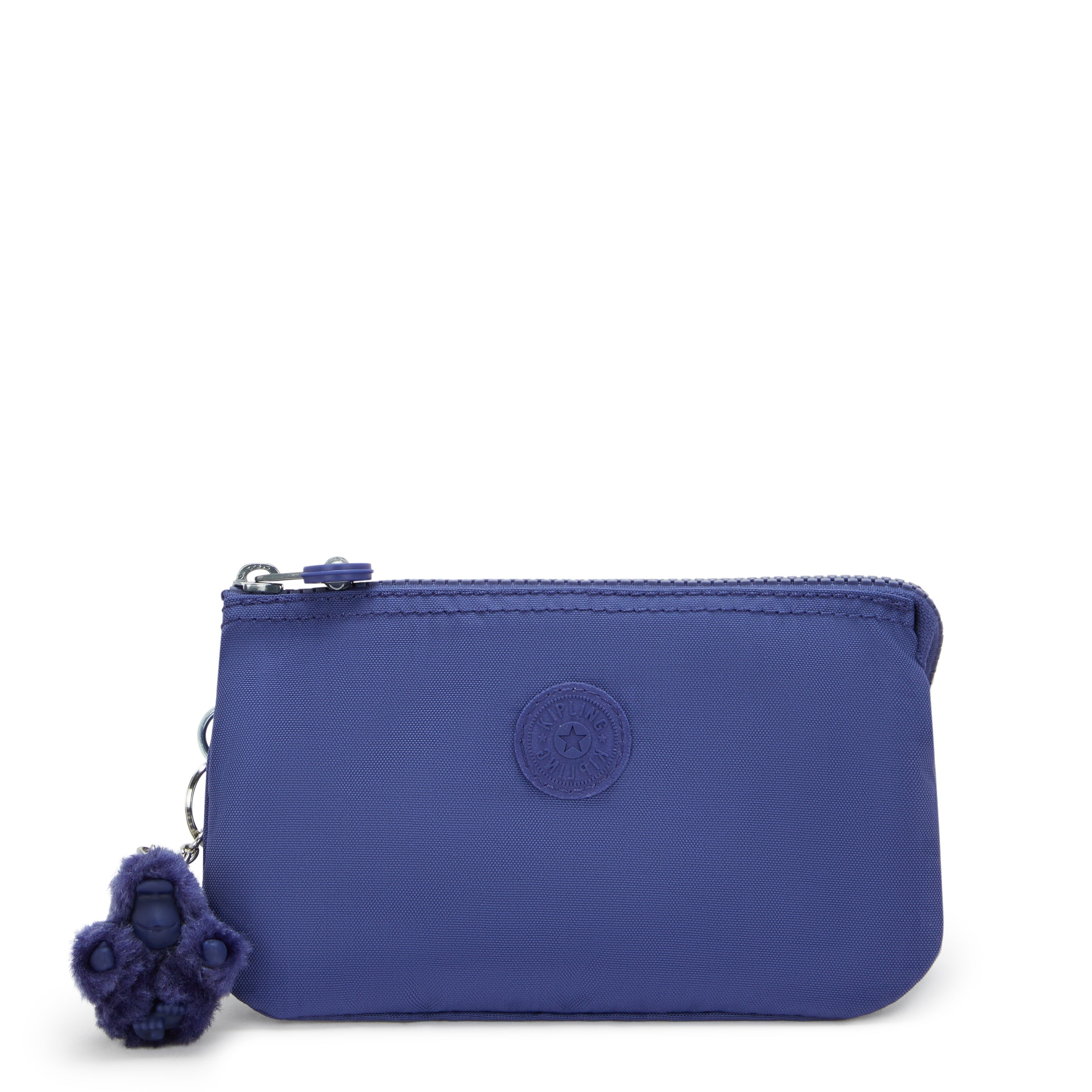 Kipling Creativity Large Pouch - Spacious Waterproof Travel Organizer Bag for Women, Ocean Blue | Perfect for Toiletries, Makeup, Electronics & Travel Essentials