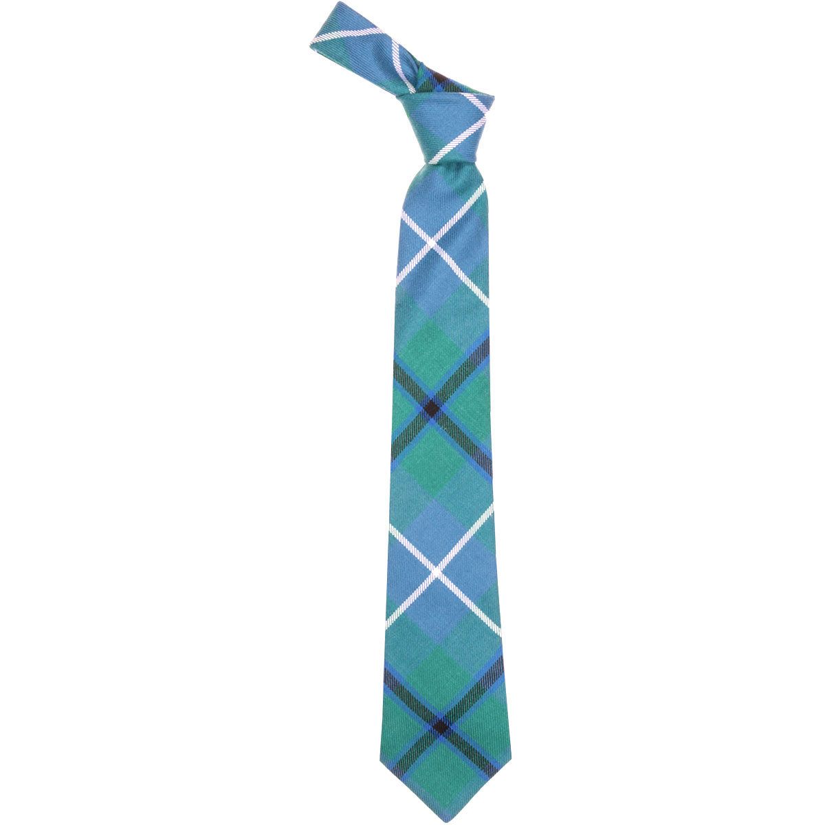 Douglas Ancient Tartan Tie - Premium Wool Necktie by Lochcarron Weavers | Classic Scottish Style for Weddings, Business & Formal Occasions