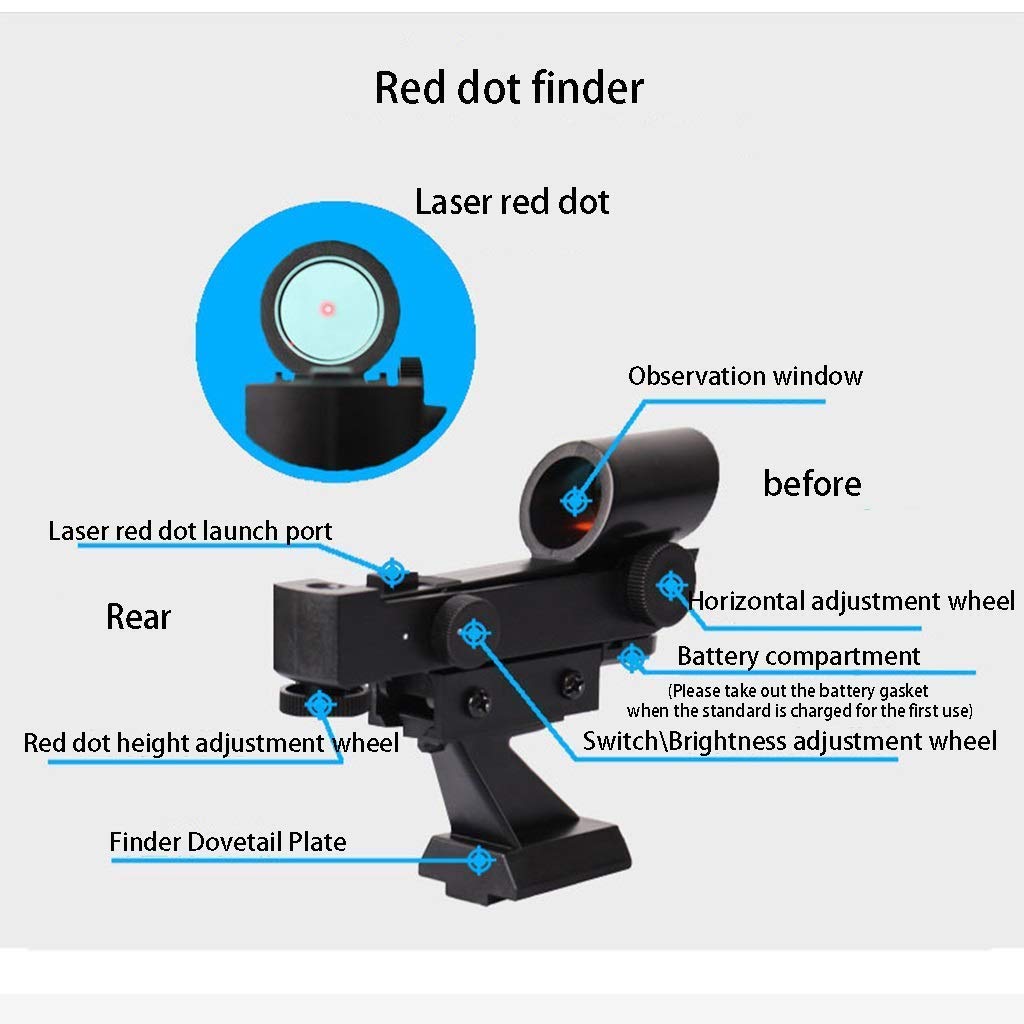 ABNNHK HD Stargazing Telescope - 80mm Aperture 900mm Refractor Astronomical Telescope with Adjustable Tripod & Smartphone Adapter | Perfect for Backyard Astronomy, Camping & Celestial Observation