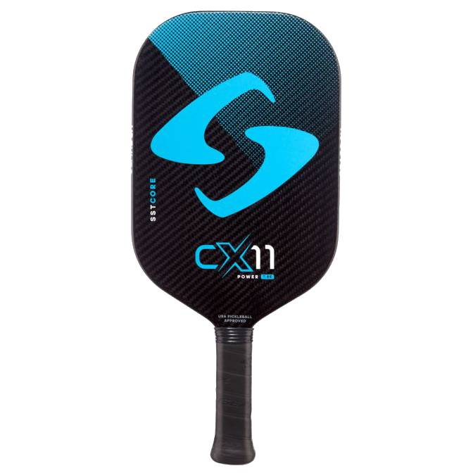 Gearbox CX11E Elongated Power Pickleball Paddle - Lightweight 7.8oz Carbon Fiber Racket for Advanced Players - Blue | Perfect for Competitive Tournaments & Outdoor Recreation