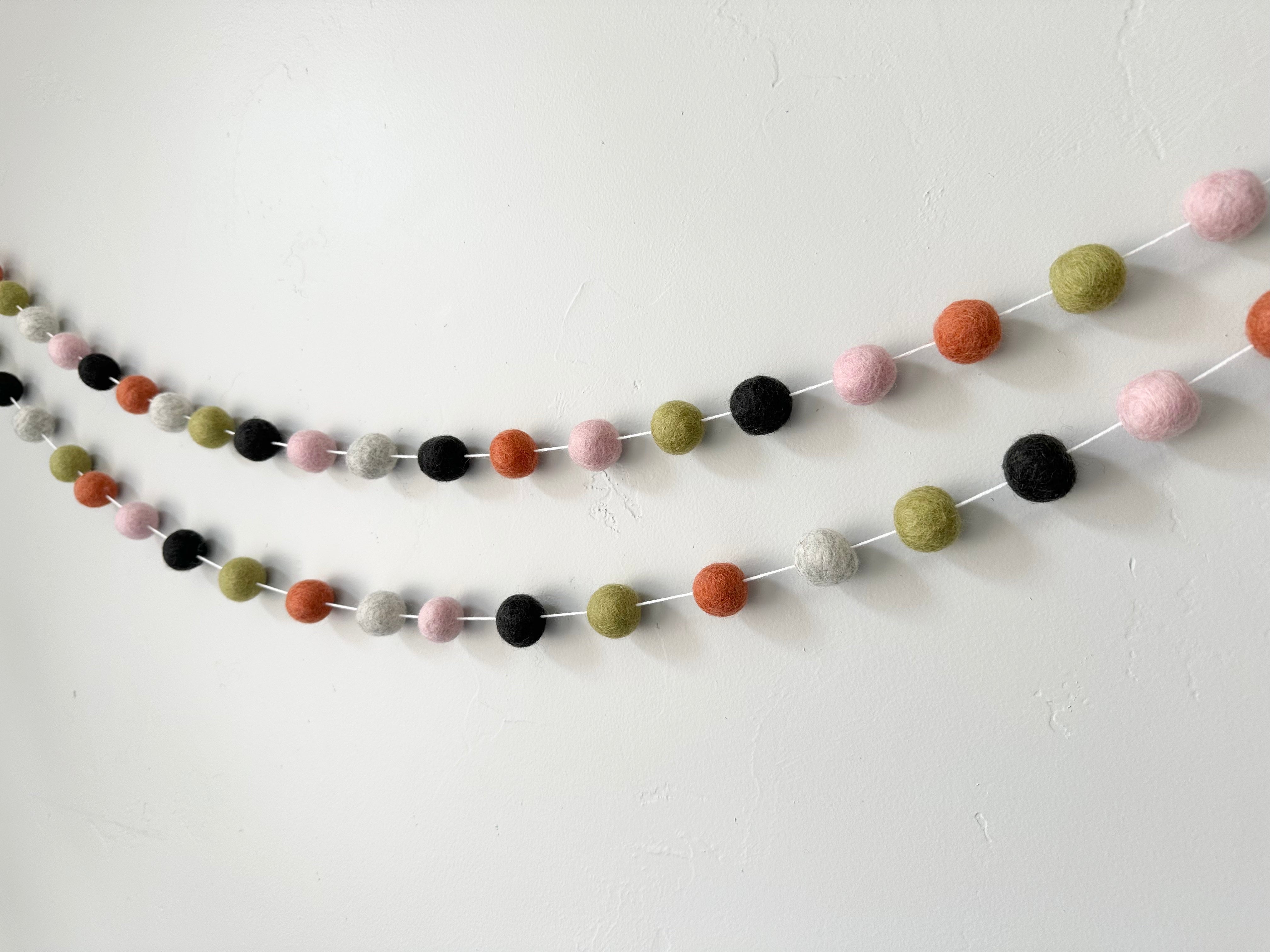 Soft Pastel Garland - Elegant Floral Decor for Weddings, Baby Showers & Home Parties | Perfect for Nursery, Living Room & Event Backdrops