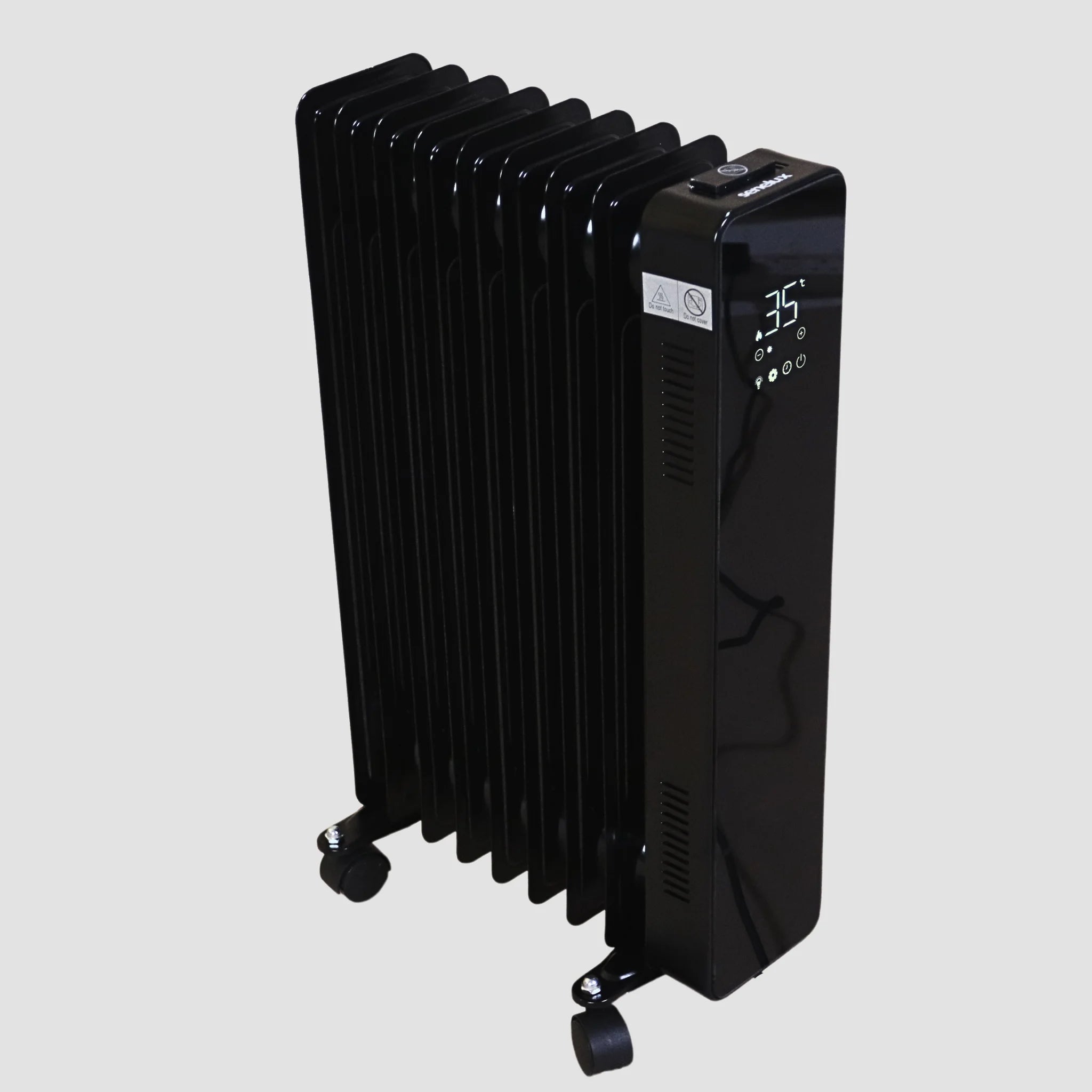 2000W WiFi Smart Oil Filled Space Heater with Remote Control & Thermostat - Energy Efficient Quiet Portable Radiator for Bedroom, Living Room & Office