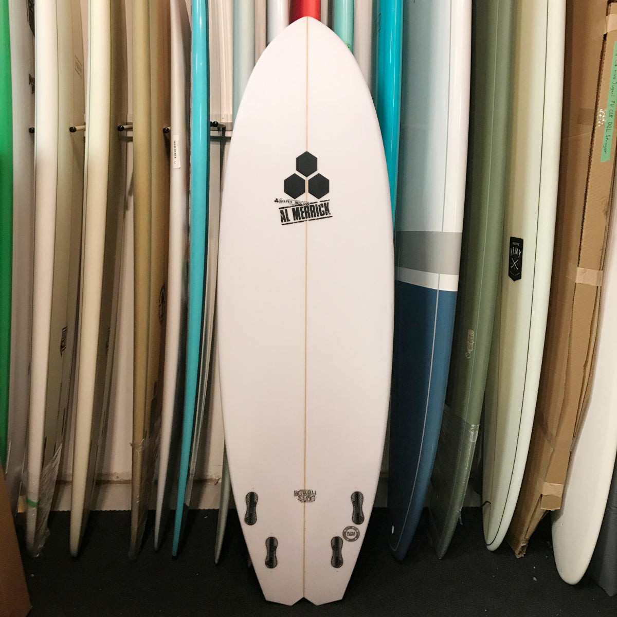 Channel Islands Bobby Quad 6'0 Surfboard with FCS2 Fin System - Perfect for Small to Medium Waves and Performance Surfing