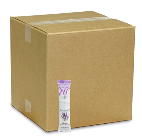 Premium Disposable Cotton Towels 500ct - 9x9 Inch Pre-Moistened Soft Washcloths with Lavender Scent | Bulk Pack for Baby Care, Makeup Removal, Spa & First Aid