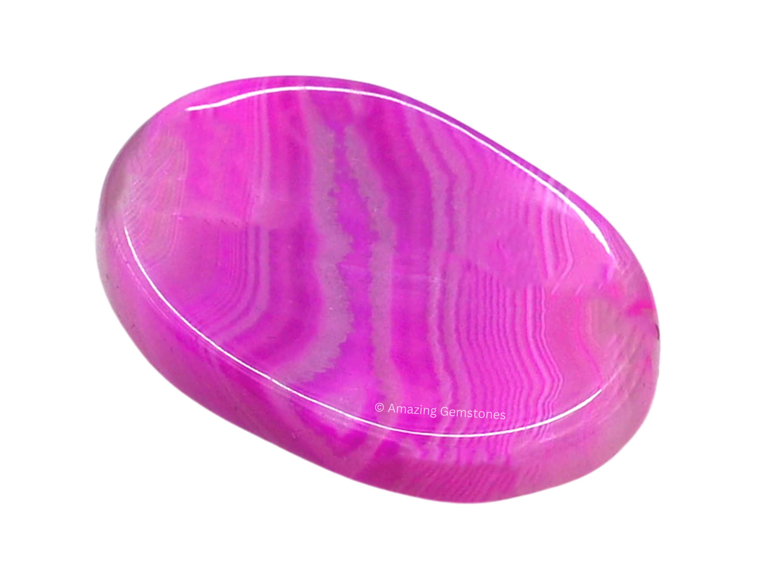 Pink Onyx Worry Stone - Natural Healing Crystal for Stress Relief & Meditation - Unique Gift for Women & Men - Perfect for Relaxation, Anxiety Relief, and Mindfulness Practices