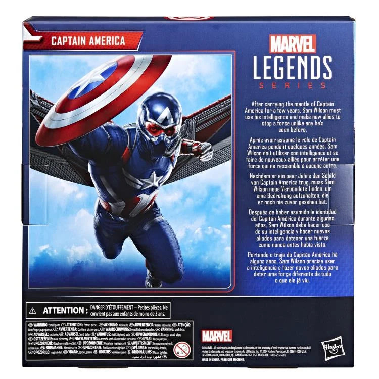 Captain America: Brave New World Marvel Legends Deluxe Action Figure - 6-inch Collectible Superhero Toy with Accessories | Gift for Marvel Fans, Display & Role Play Scenes